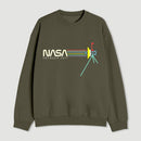 Retro Nasa Voyager Spacecraft Sweatshirt