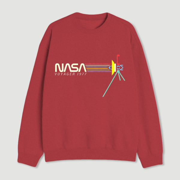 Retro Nasa Voyager Spacecraft Sweatshirt