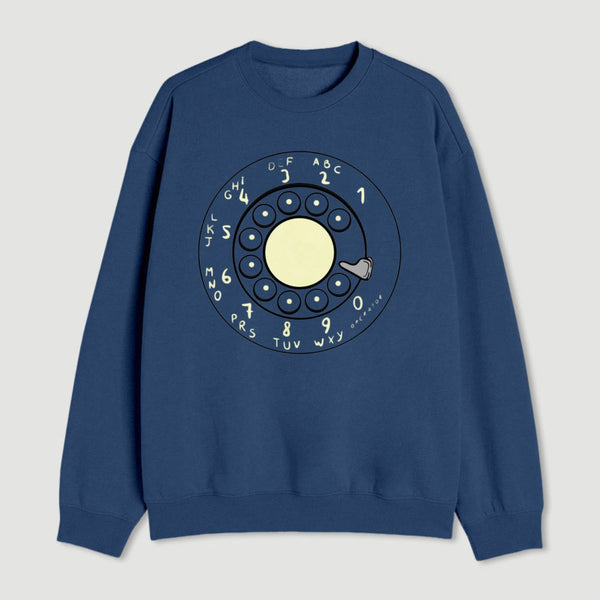 Rotary Dial Vintage Nerd Sweatshirt