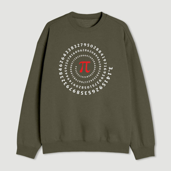 Pi Science Number Sequence Classic Sweatshirt