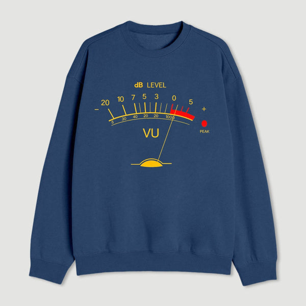 Volume Vu Meter Vintage Sweatshirt