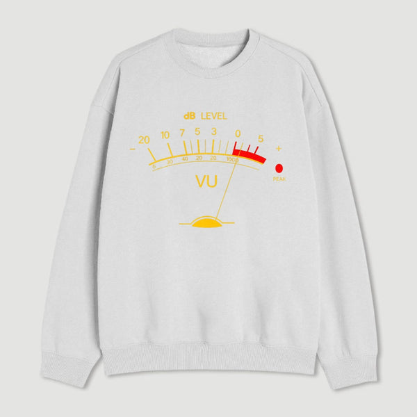 Volume Vu Meter Vintage Sweatshirt