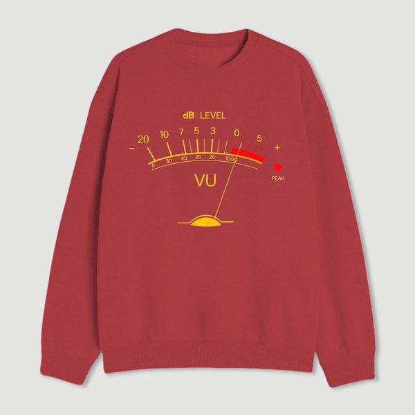 Volume Vu Meter Vintage Sweatshirt