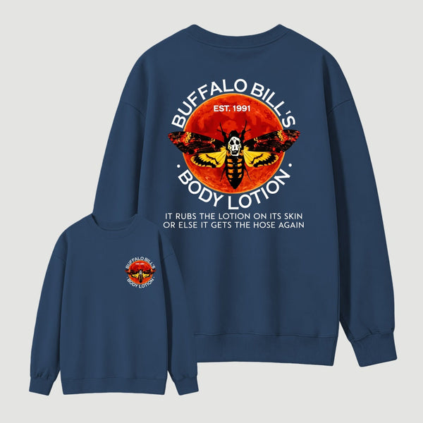Horror Movie Print Unisex Halloween Retro Sweatshirt