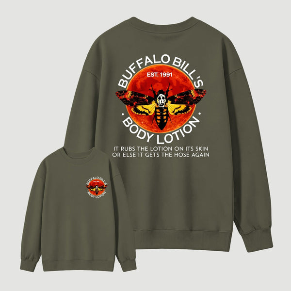 Horror Movie Print Unisex Halloween Retro Sweatshirt