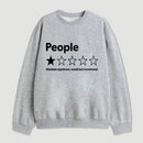 Funny 1-Star Review Graphic Sweatshirt