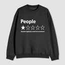 Funny 1-Star Review Graphic Sweatshirt