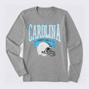 Vintage Football Hometown Team Print Long Sleeve T-Shirt