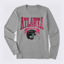 Vintage Football Hometown Team Print Long Sleeve T-Shirt