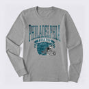 Vintage Football Hometown Team Print Long Sleeve T-Shirt