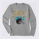 Vintage Football Hometown Team Print Long Sleeve T-Shirt