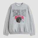 Vintage Football Hometown Team Print Sweatshirt