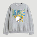Vintage Football Hometown Team Print Sweatshirt