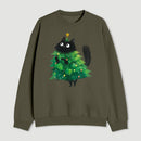 Christmas Tree Cat Japan Sweatshirt