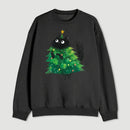 Christmas Tree Cat Japan Sweatshirt