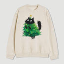 Christmas Tree Cat Japan Sweatshirt