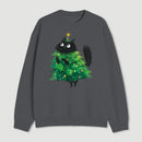 Christmas Tree Cat Japan Sweatshirt