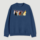 A Flock Of Christmas Chickens Sweatshirt
