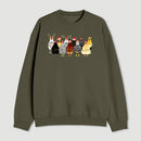 A Flock Of Christmas Chickens Sweatshirt