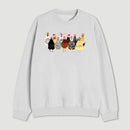 A Flock Of Christmas Chickens Sweatshirt