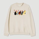 A Flock Of Christmas Chickens Sweatshirt