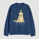 Christmas Tree Dog Sweatshirt