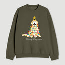 Christmas Tree Dog Sweatshirt