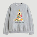 Christmas Tree Dog Sweatshirt