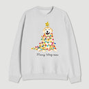 Christmas Tree Dog Sweatshirt