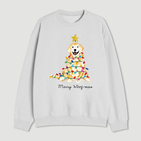 Christmas Tree Dog Sweatshirt