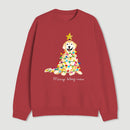 Christmas Tree Dog Sweatshirt