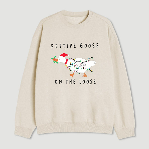 Stupid Goose Christmas Sweatshirt