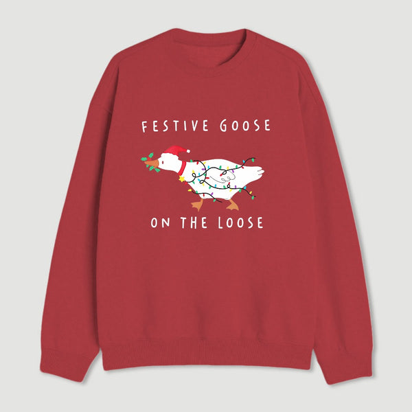 Stupid Goose Christmas Sweatshirt