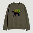 Dog Carrying Christmas Tree Sweatshirt
