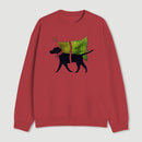 Dog Carrying Christmas Tree Sweatshirt