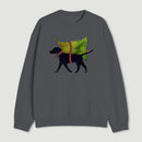 Dog Carrying Christmas Tree Sweatshirt