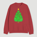 Christmas Tree Cat Japanese Sweatshirt