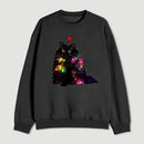 Christmas Lights Cat Sweatshirt