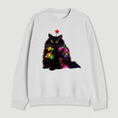 Christmas Lights Cat Sweatshirt