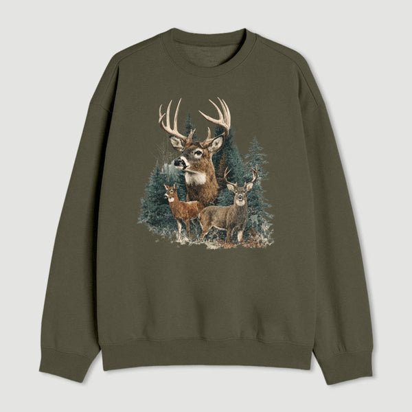 Vintage Deer Midwest Hunt Season Sweatshirt