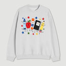 Back to School Apple Pencil Notebook Graphic Sweatshirt