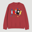 Back to School Apple Pencil Notebook Graphic Sweatshirt