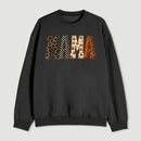 Mama Halloween Leopard Print Gift Sweatshirt