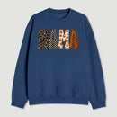 Mama Halloween Leopard Print Gift Sweatshirt