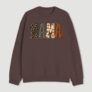 Mama Halloween Leopard Print Gift Sweatshirt