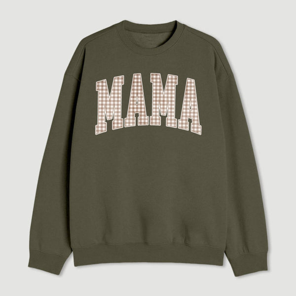 Vintage Gingham Mama Sweatshirt Mothers Day Gift