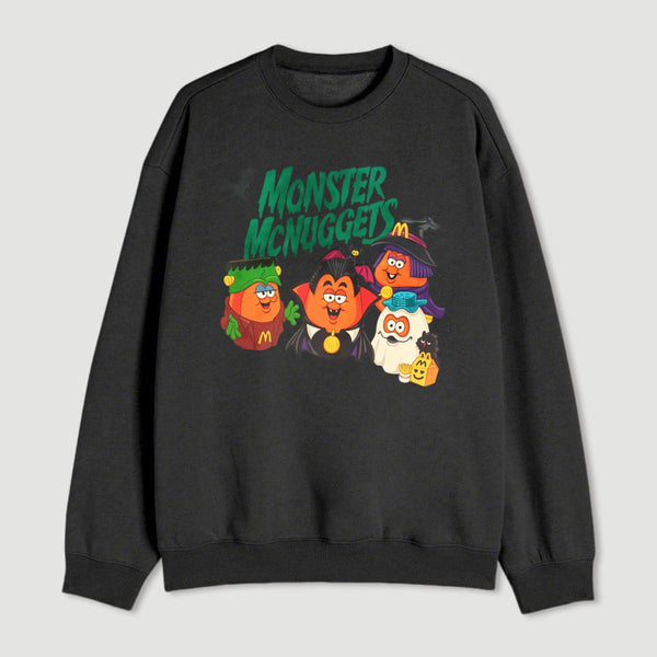 Vintage Halloween Nuggets 90s Monster Nuggets Sweatshirt