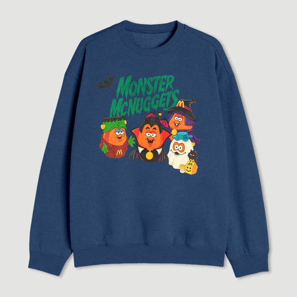 Vintage Halloween Nuggets 90s Monster Nuggets Sweatshirt
