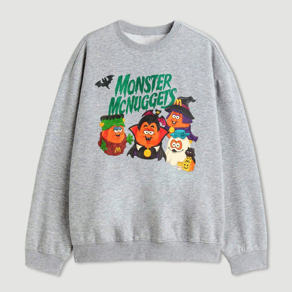 Vintage Halloween Nuggets 90s Monster Nuggets Sweatshirt