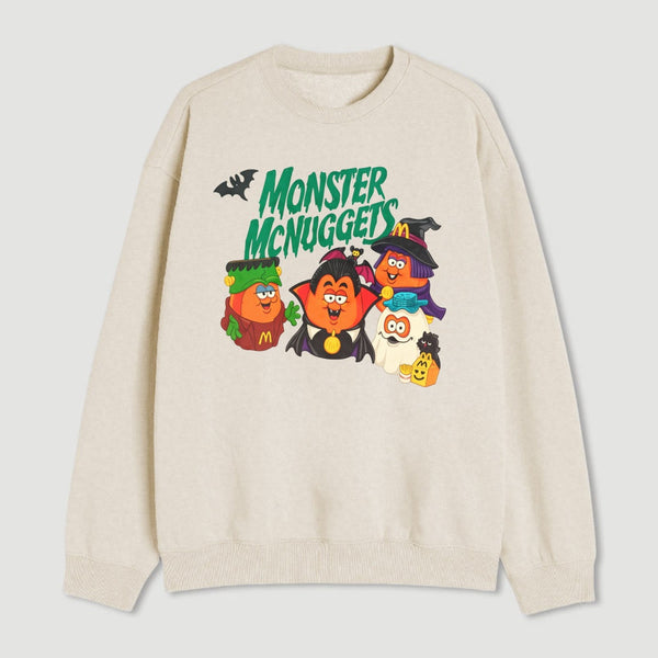 Vintage Halloween Nuggets 90s Monster Nuggets Sweatshirt